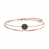 Bracelet Swarovski Ginger gris doré rose 5389046