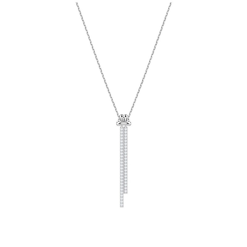 Collier Swarovski pendentif en Y Lifelong argenté 5408435