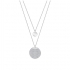 Collier femme Swarovski Ginger double argenté 5389047