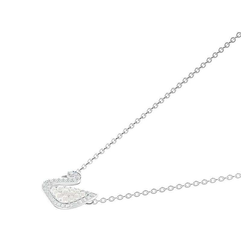 Collier Femme Swarovski Iconic Swan blanc argenté 5416605