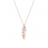 Collier Femme Swarovski Mayfly plaqué doré rose 5409340