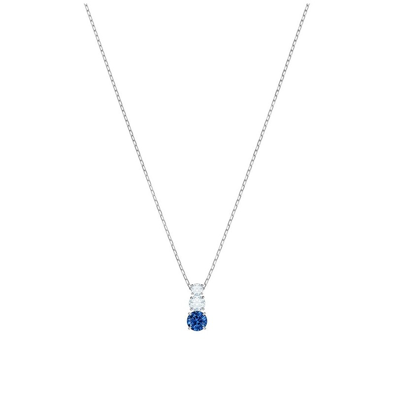 Collier Femme Swarovski Attract Trilogy Round, argenté 5416156