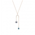 Collier Femme Swarovski en Y Duo Evil Eye 5425861