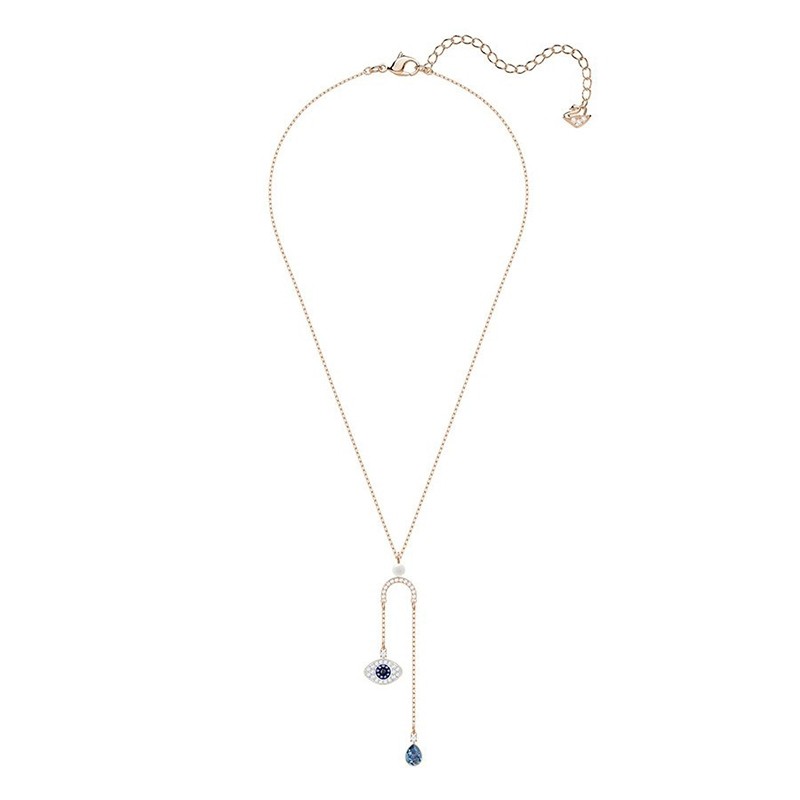 Collier Femme Swarovski en Y Duo Evil Eye 5425861