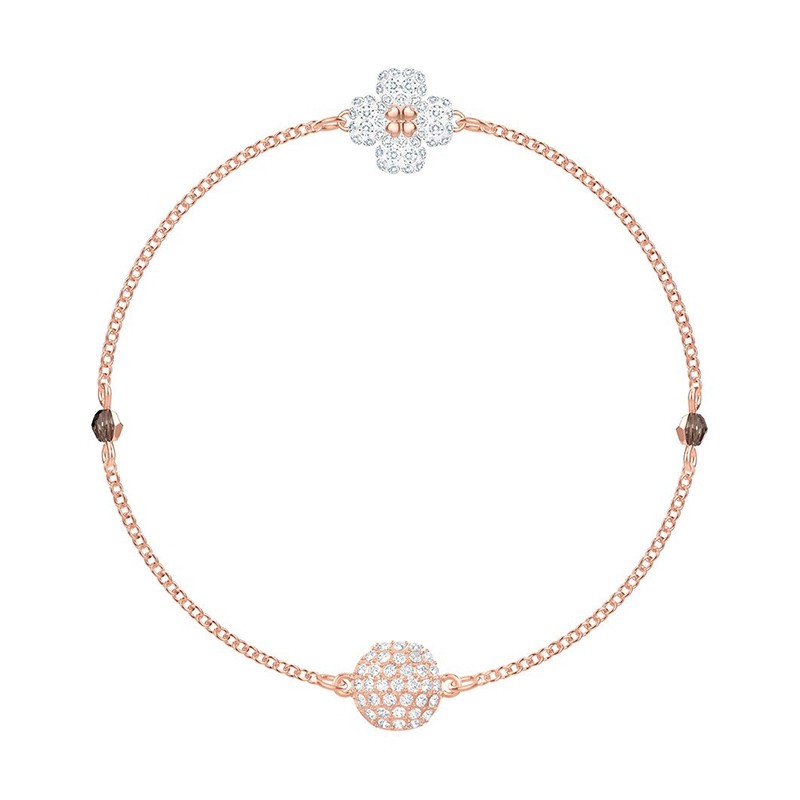 Bracelet Swarovski Remix Clover plaqué or rose 5375185