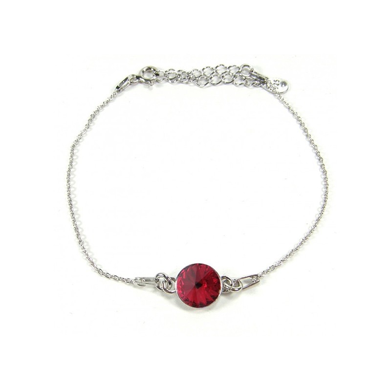Bracelet Indicolite Emily cristal rouge BR-EMI-208
