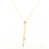 Collier Femme Carador minimaliste billes or 375/000