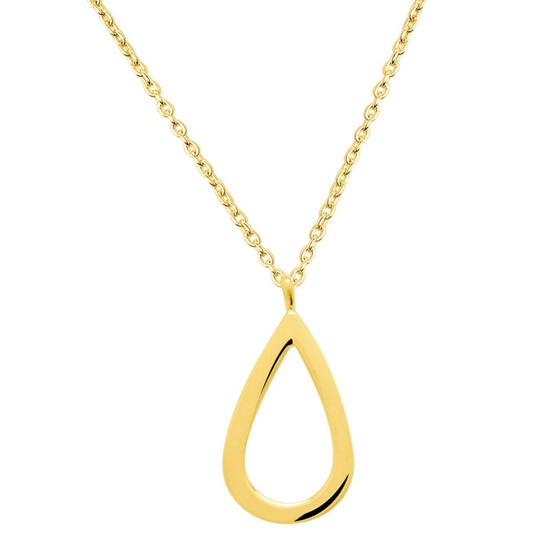 Collier Femme Carador minimaliste goutte or 375/000