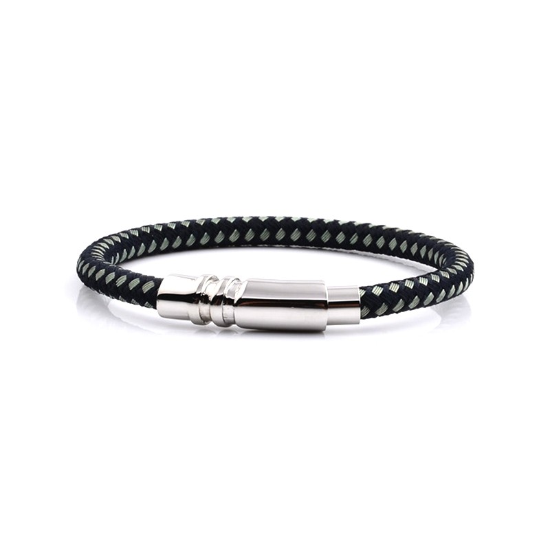 Bracelet Carador noir fermoir brillant