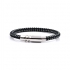 Bracelet Carador noir fermoir brillant