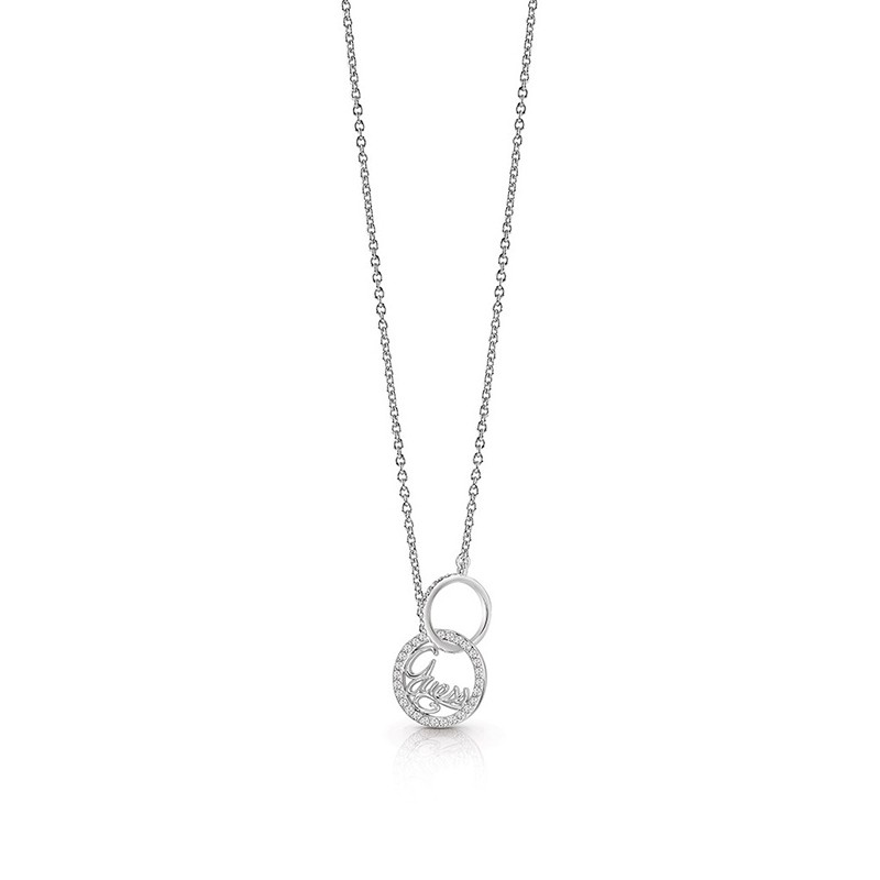 Collier femme Guess Authentics argenté UBN85082