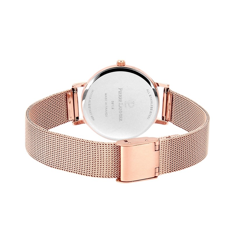 Montre Femme Pierre LANNIER WEEK-END SYMPHONY acier doré rose 091L918