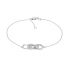 Bracelet Carador double infini BR231