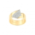 Bague Femme Guy Laroche revers plaqé or et oxydes de zirconium PTX007BZ