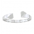 Bracelet jonc Guy Laroche double revers argent 925/000 et oxydes ATZ701AZ