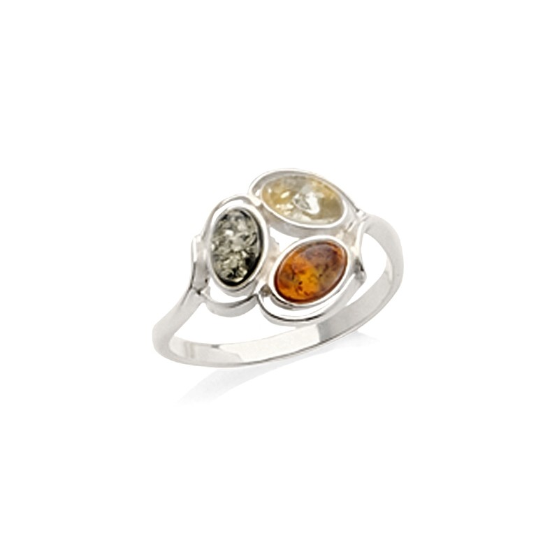Bague Carador 3 couleurs ambre