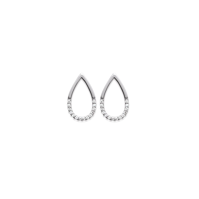 Boucles d'oreilles Larme Carador Oz Argent 925/000e 