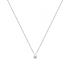 Collier Carador classique en argent 925/000 et oxyde de zirconium 4 mm