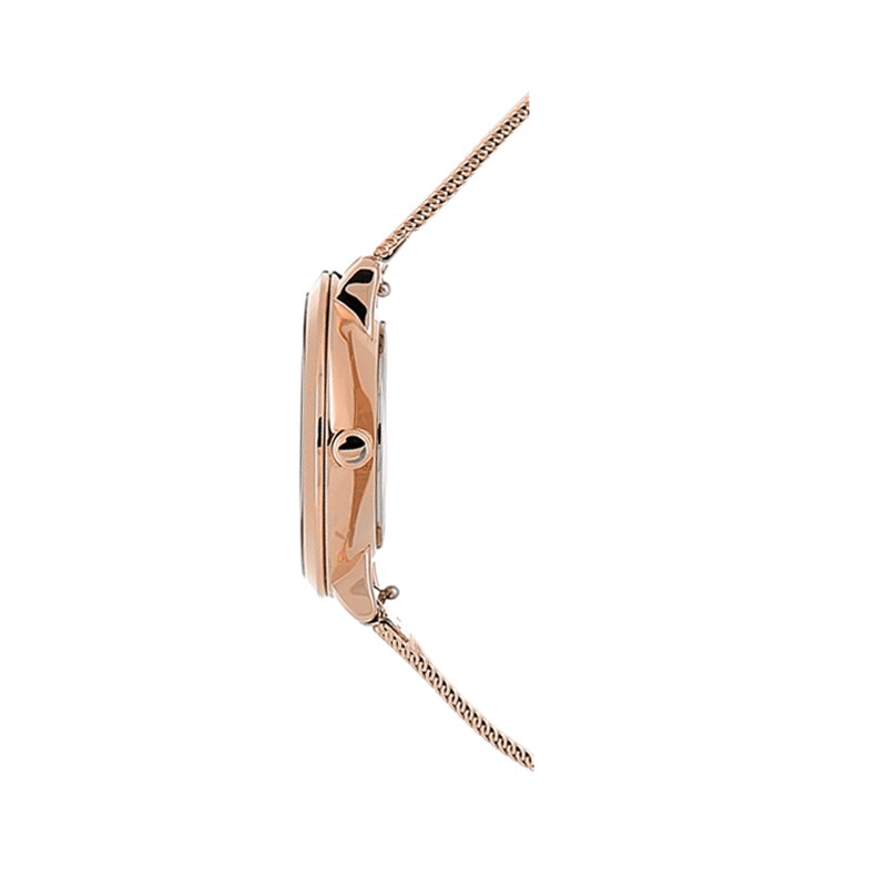 Montre Pierre Lannier La Petite Cristal dorée rose 108G958