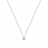 Collier Carador classique en argent 925/000 et oxyde de zirconium 5 mm