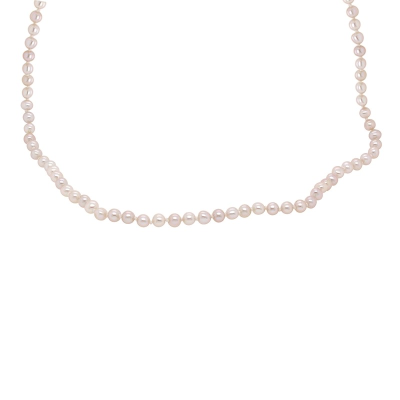 Collier Carador or 375/000 petites perles de culture