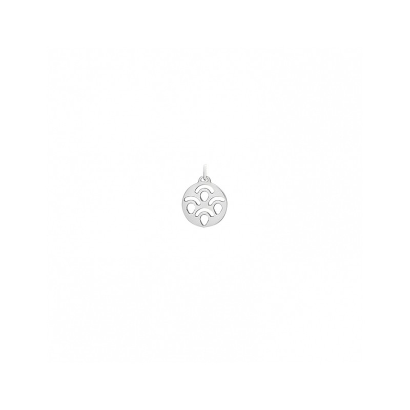 LES GEORGETTES PENDENTIF ROND Poisson argenté 16MM 70327901600000
