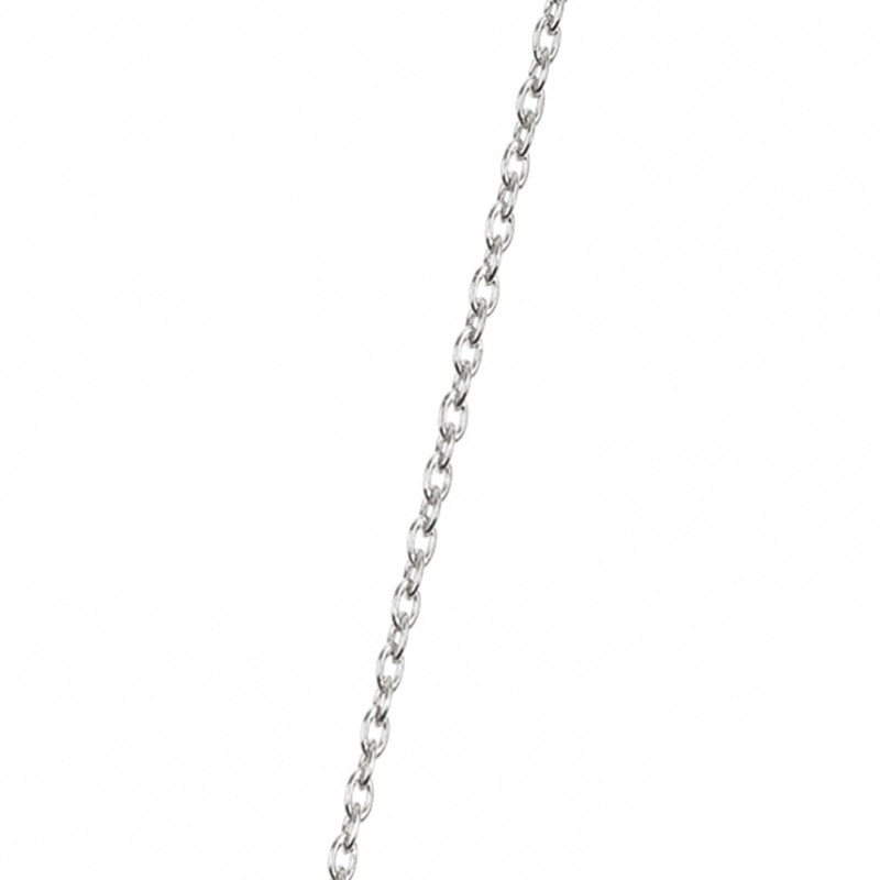 Chaine Les Georgettes maille gourmette finition  argent 70317641600053