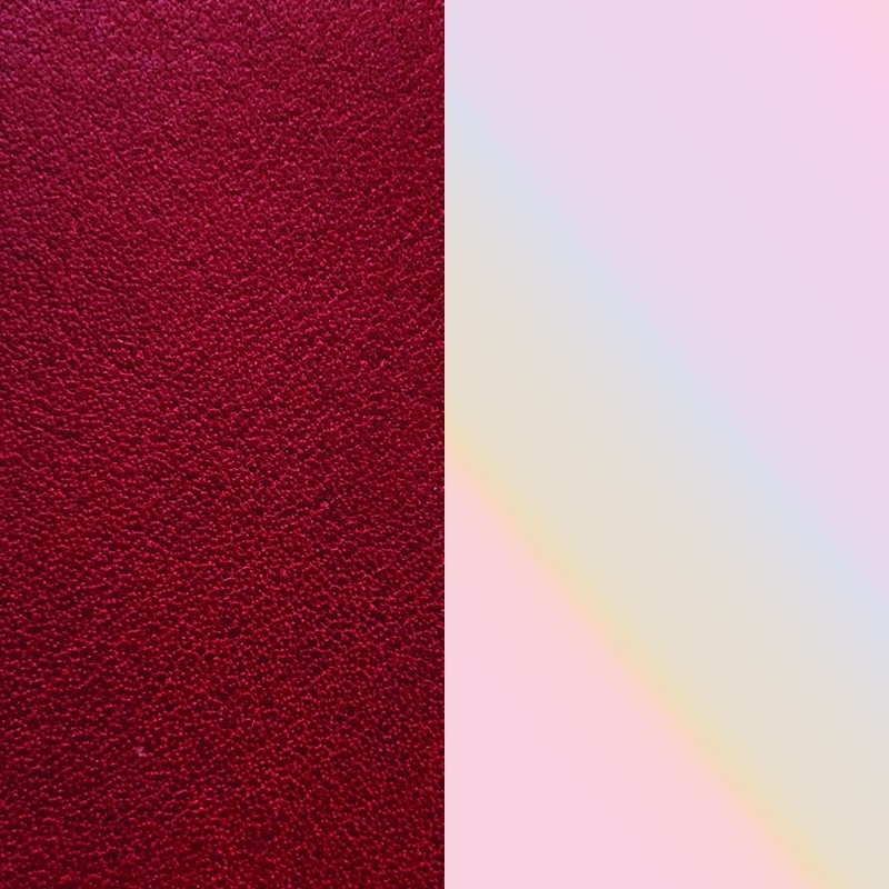 Vinyle pour bague 12 mm Les Georgettes Rouge carmin/Coquillage 703018584CL000