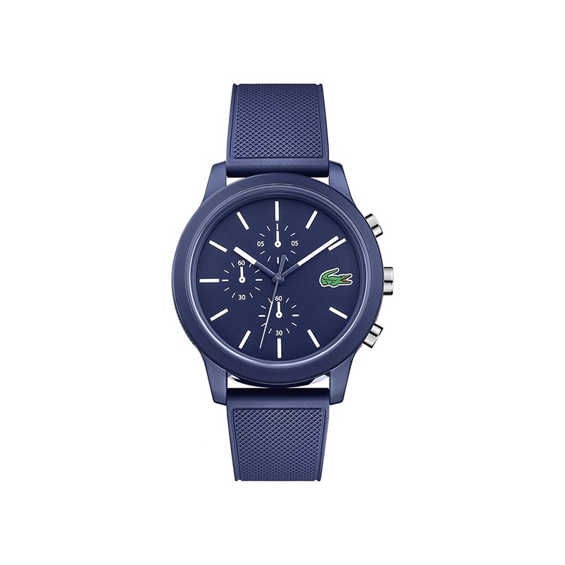 Montre 12.12 Lacoste bracelet silicone bleu 2010970