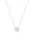 Collier Femme Swarovski Sunshine Pendant doré rose 5451376