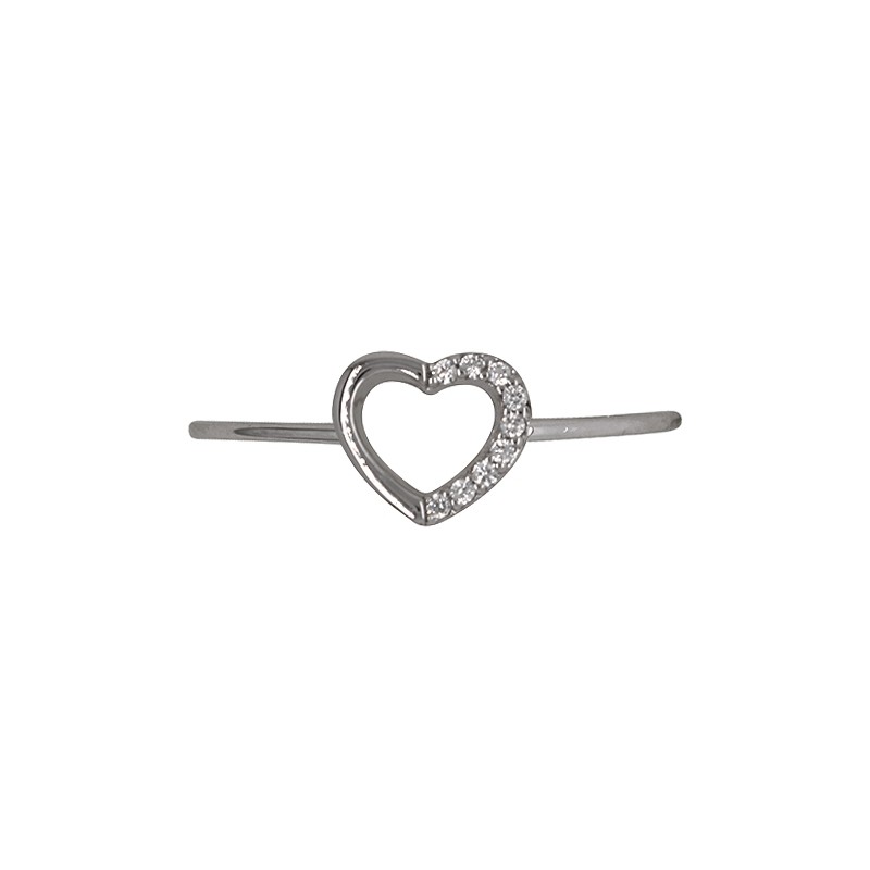 Bague Carador fantaisie cœur argent 925/000