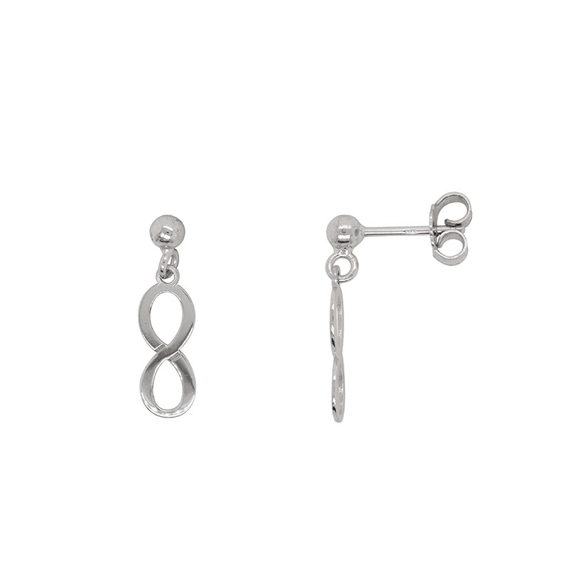 Boucles d'oreilles Infini Carador en argent 925/000