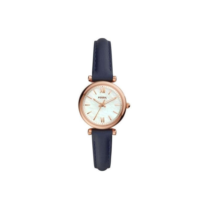 Montre FOSSIL ES 4502 Femme cuir bleu marine