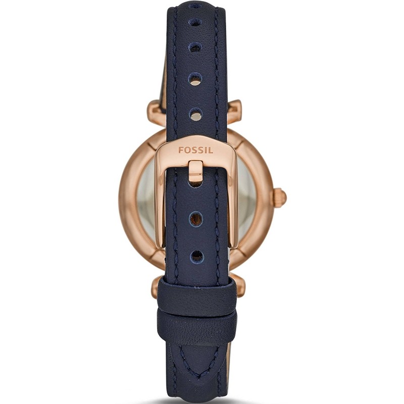 Montre FOSSIL ES 4502 Femme cuir bleu marine