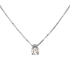 Collier Solitaire Carador Or jaune 375/000 et diamant 0,30 cts