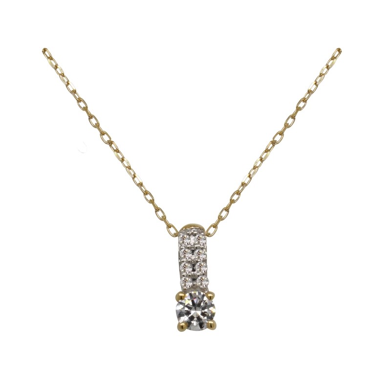 Collier Carador Or jaune 375/000e Relief