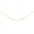 Collier souple en plaqué or de chez carador en maille forçat