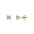 Boucles d'oreilles Carador Diamant et Or jaune 375/000