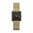 Montre Rosefield The Boxy amaille milanaise dorée QBMG-Q06