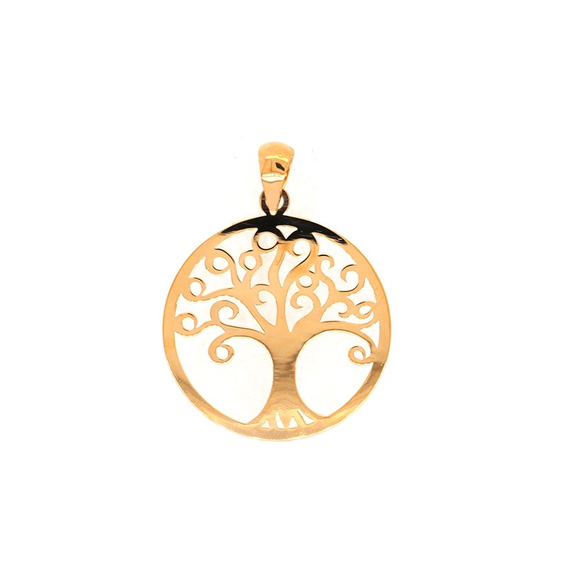 PENDENTIF ARBRE DE VIE CARADOR OR 375/000