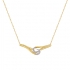 Collier Carador Diamant et Or jaune 375/000