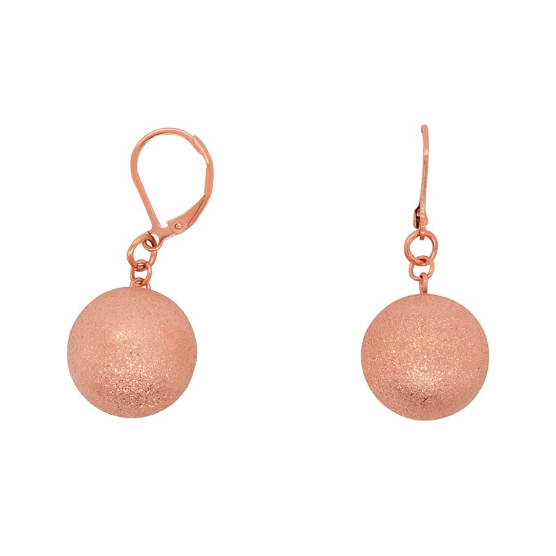 Boucles d'oreilles boules brillantes AMPORELLE ESS464RG