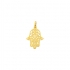 PENDENTIF MAIN DE FATMA DENTELLE CARADOR OR 750/000