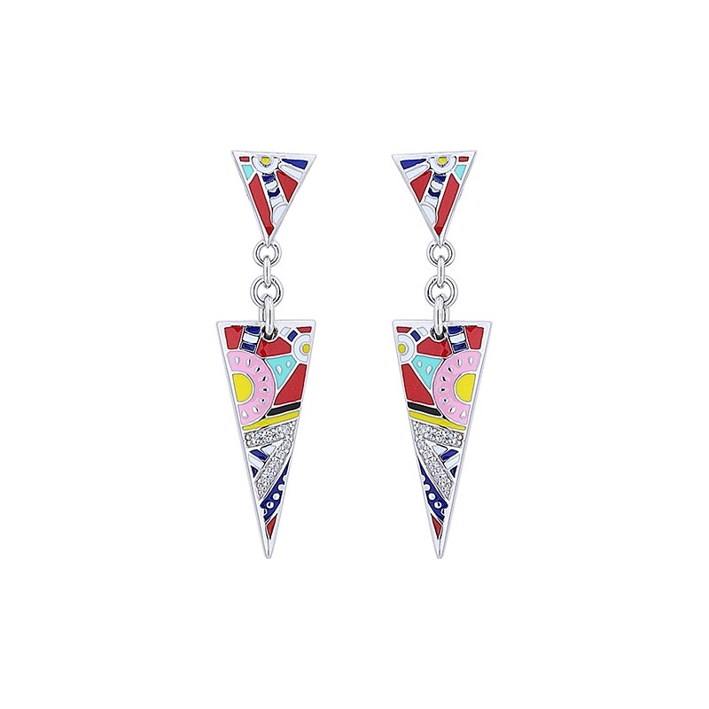 Boucles d'oreilles Una Storia graphique BO121182
