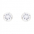 Boucles d'oreilles Swarovski Attract Pearl métal rhodié 5183618