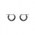 Boucles d'oreilles Swarovski Stone métal rhodié, cristaux noirs 5446023