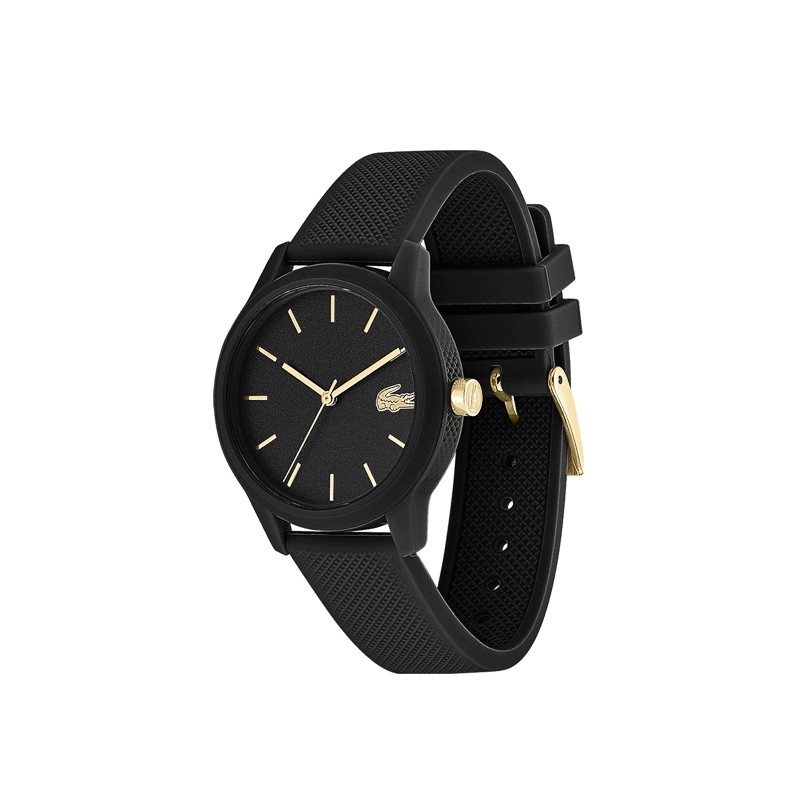 Montre  femme Lacoste bracelet silicone  noir 2001064