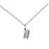 Collier Femme Carador Trilogie de diamants en or blanc 750/000 