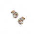 Boucles d'oreilles Una Storia Cameleon multicolore  BO121180