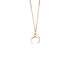 Pendentif  Carador LUNE en plaqué or